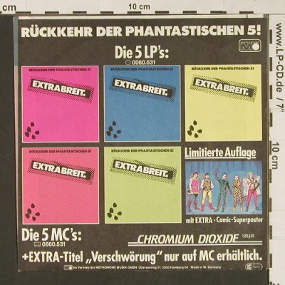 Extrabreit & Marianne Rosenberg: Her Mit Den Abenteuern/Duo Infernal, Metronome (0030.552), D, 1982 Typ: 7" Best.-Nr.: S9156 Preis: 3,00 Euro