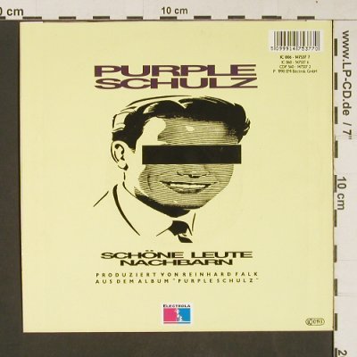 Purple Schulz: Schöne Leute, Electrola(1 47537 7), D, 1990 - 7inch - S9199 - 2,50 Euro