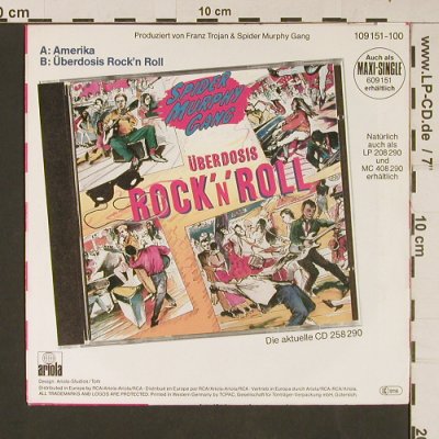 Spider Murphy Gang: Amerika / Überdosis Rock'n Roll, Ariola(), D, 1987 - 7inch - S9259 - 2,50 Euro