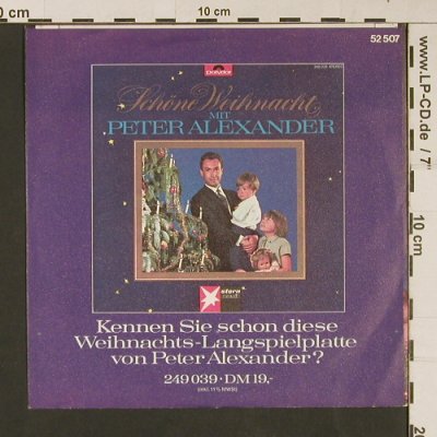 Alexander,Peter: Heidschi-Bumbeidschi / Jingle Bells, Polydor(Kerze) (52 507), D, 1965 Typ: 7" Best.-Nr.: S9265 Preis: 2,00 Euro