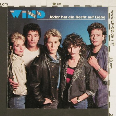 Wind: Jeder hat ein Recht auf Liebe, Jupiter(887 044-7 Y), D, 1987 - 7inch - S9386 - 3,00 Euro