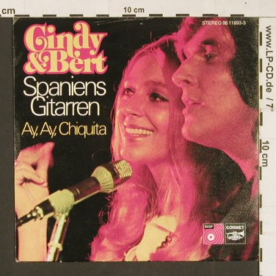 Cindy & Bert: Spaniens Gitarren, BASF/Cornet(06 11993-3), D, 1973 - 7inch - S9691 - 2,50 Euro