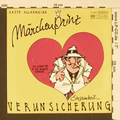 EAV-Erste Allgemeine Verunsicherung: Märchenprinz, EMI (133375 7), D, 1986 Typ: 7" Best.-Nr.: S9801 Preis: 2,50 Euro