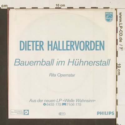 Hallervorden,Dieter: Bauernball Im Hühnerstall, Philips(6005264), D,  - 7inch - S9862 - 2,50 Euro