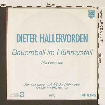 Hallervorden,Dieter: Bauernball Im Hühnerstall, Philips (6005264), D Typ: 7" Best.-Nr.: S9862 Preis: 2,50 Euro