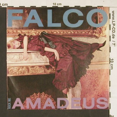 Falco: Rock Me Amadeus, Teldec (6.14340 AC), D, 1985 Typ: 7" Best.-Nr.: S9884 Preis: 2,50 Euro