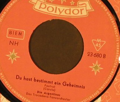 Argentinos: Pom-Pa-Lom, Polydor(23 680), D, 1958 - 7inch - S9901 - 3,00 Euro