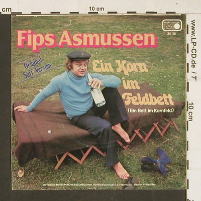 Asmussen,Fips: Ein Korn im Feldbett-Suff Version, Metronome(30.011), D, 1976 - 7inch - S9973 - 3,00 Euro