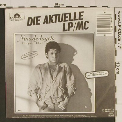 De Angelo,Nino: Engel und Teufel, Luisa, Polydor (813 869-7), D, 1983 Typ: 7" Best.-Nr.: T1038 Preis: 1,50 Euro