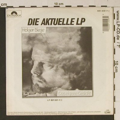 Biege,Holger: Los komm!, Polydor(881 459-7), D, 1985 - 7inch - T1044 - 1,50 Euro