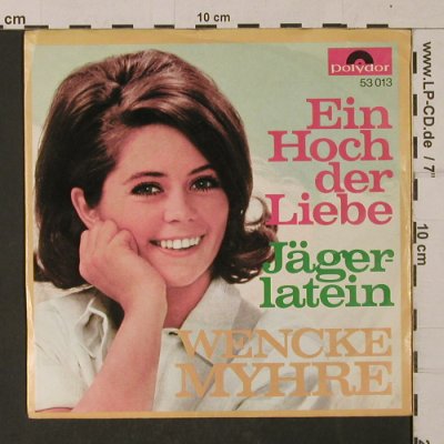 Myhre,Wencke: Ein Hoch Der Liebe / Jägerlatein, Polydor(53 013), D, 1968 - 7inch - T1158 - 3,00 Euro