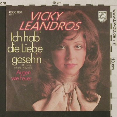 Leandros,Vicky: Ich hab' die Liebe geseh'n / Augen, Philips(6000 064), D,  - 7inch - T1287 - 2,50 Euro