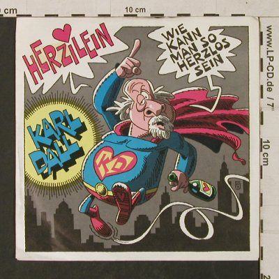 Dall,Karl: Herzilein, m-/vg+, Hansa (113 514), D, 1990 Typ: 7" Best.-Nr.: T1333 Preis: 2,50 Euro