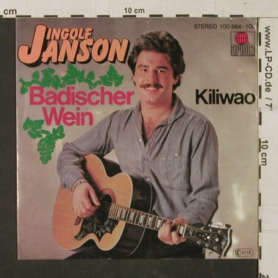 Janson,Ingolf: Badischer Wein / Kiliwao, Ariola(100 664-100), D, 1979 - 7inch - T1402 - 2,50 Euro
