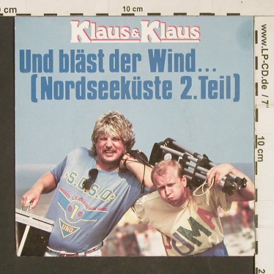 Klaus&Klaus: Und bläst der Wind..,Nordseeküste 2, Teldec (6.14775 AC), D, 1987 Typ: 7" Best.-Nr.: T169 Preis: 3,00 Euro