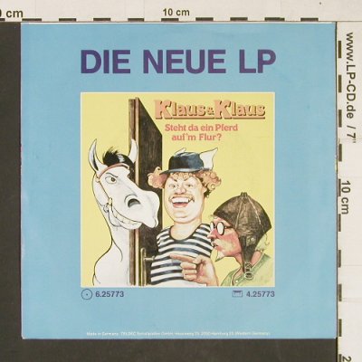 Klaus&Klaus: An der Nordseeküste, Teldec (6.14120 AC), D, 1984 Typ: 7" Best.-Nr.: T170 Preis: 2,00 Euro