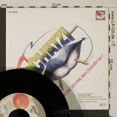 Schatzi: Chinese Girl(Ich mag dich)/Wo bist., Spiegelei(INT 110.609), D, 1982 - 7inch - T1792 - 7,50 Euro