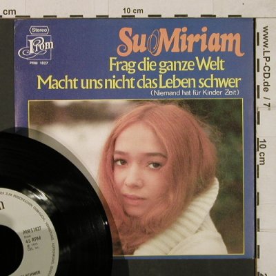 Miriam,Su: Frag die ganze Welt, CBS/Promo BlitzInfo(PRM S 1827), D, 1973 - 7inch - T1833 - 7,50 Euro