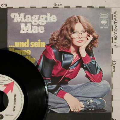 Mae,Maggie: ...und sein Name war No/Dann bist d, CBS BlitzInfo(CBS S 4957), D,Musterpl, 1977 - 7inch - T1837 - 5,00 Euro