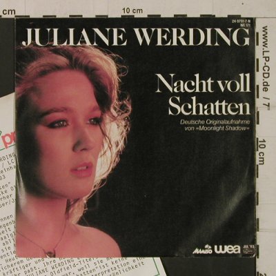 Werding,Juliane: Nacht voll Schatten, Facts, WEA / Mambo(24 -9701-7-N), D, 1983 - 7inch - T1897 - 4,00 Euro