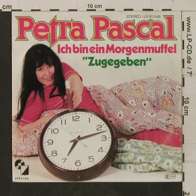 Pascal,Petra: Ich bin ein Morgenmuffel/Zugegeben, Elite Special(LLS 60.046), D,  - 7inch - T1907 - 3,00 Euro