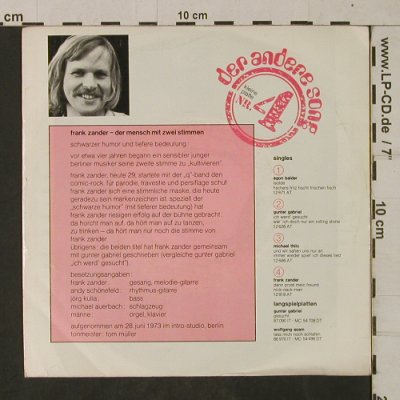 Zander,Frank: Dann prost,mein Freund/NickNack-Man, Hansa(12 919 AT), D, 1973 - 7inch - T1913 - 3,00 Euro