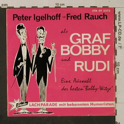 Igelhoff,Peter und Fred Rauch: als Graf Bobby und Rudi, Starlet (STA EP 2273), D, VG-/vg+ Typ: EP Best.-Nr.: T1939 Preis: 2,50 Euro
