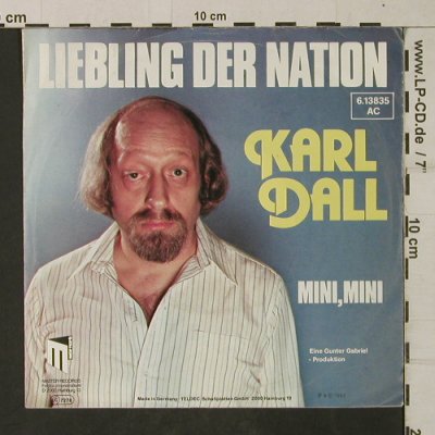 Dall,Karl: Liebling der Nation, m-/vg+, Master Records (6.13835 AC), D, 1983 Typ: 7" Best.-Nr.: T1958 Preis: 3,00 Euro