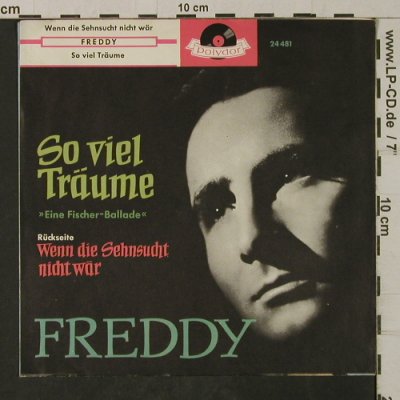 Freddy: Wenn die Sehnsucht nicht wär, Polydor(24 481), Only Cover,  - Cover - T2067 - 2,00 Euro