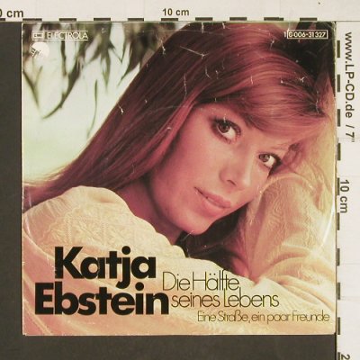 Ebstein,Katja: Die Hälfte Seines Lebens, m-/vg+, Electrola (006-31327), D, 1975 Typ: 7" Best.-Nr.: T23 Preis: 1,50 Euro