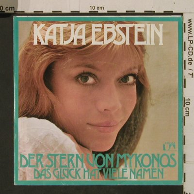 Ebstein,Katja: Stern v.Mykonos/DasGlück h.vieleNam, UA (35 536A), D, m-/vg+, 1973 Typ: 7" Best.-Nr.: T2457 Preis: 2,50 Euro