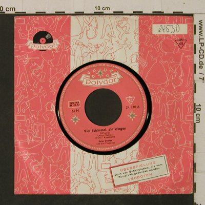 Steffen,Peter: VierSchimmel,einWagen/Puppenspieler, Polydor(24 530), D, FLC, 1961 - 7inch - T2596 - 2,50 Euro