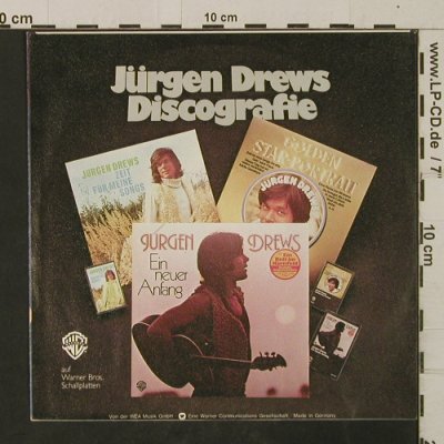 Drews,Jürgen: Es ist so kalt in meinem Zimmer, WB (WB 16 850), D, 1976 Typ: 7" Best.-Nr.: T2645 Preis: 2,50 Euro