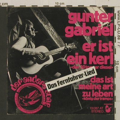 Gabriel,Gunter: Er ist ein Kerl, Hansa (13 087 AT), D Typ: 7" Best.-Nr.: T2737 Preis: 3,00 Euro