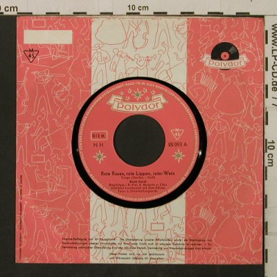 Carol,René: Rote Rosen, rote Lippen, roter Wein, Polydor, FLC(22 093), D, 1954 - 7inch - T2888 - 3,00 Euro