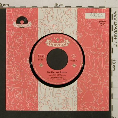 Malkowsky,Liselotte: Das Herz von St. Pauli, Polydor, FLC (23 366), D, 1956 Typ: 7" Best.-Nr.: T2926 Preis: 3,00 Euro