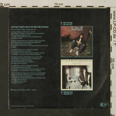 Waggershausen,Stefan: Und der Teufel schaut mir über..., Ariola(104 215), D, 1982 - 7inch - T3045 - 2,50 Euro