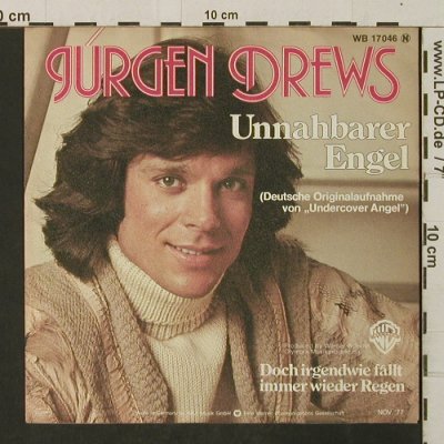 Drews,Jürgen: Unnahbarer Engel, WB (WB 17 046), D, 1977 Typ: 7" Best.-Nr.: T3056 Preis: 2,50 Euro