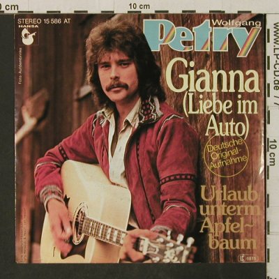 Petry,Wolfgang: Gianna / Urlaub unterm Apfelbaum, Hansa(15 586), D, 1978 - 7inch - T3106 - 2,50 Euro