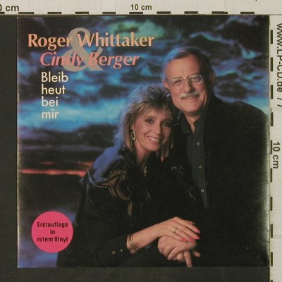 Whittaker,Roger & Berger,Cindy: Bleib heut bei mir (red vinyl), Avon(INT 111.652), D, 1989 - 7inch - T3139 - 2,50 Euro