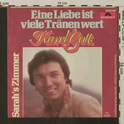 Gott,Karel: Eine Liebe ist viele Tränen wert, Polydor(2042 192), D, 1980 - 7inch - T3174 - 2,50 Euro
