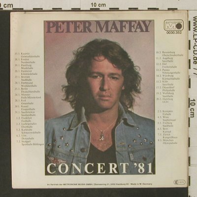 Maffay,Peter: Über sieben Brücken musst Du gehn, Metronome(0030.352), D, 1980 - 7inch - T3242 - 2,50 Euro