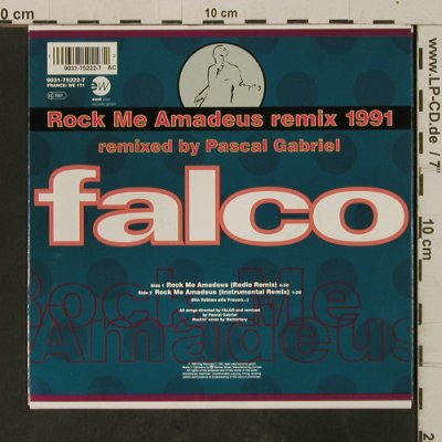 Falco: Rock Me Amadeus Remix 1991 / Inst., EastWest(9031-75222-7), D, 1991 - 7inch - T3293 - 3,00 Euro