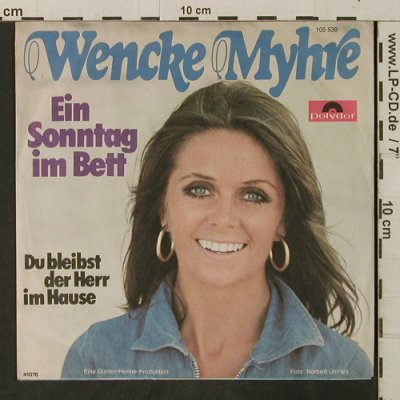 Myhre,Wencke: Ein Sonntag im Bett / Du Bleibst De, Polydor(105 539), D, 1976 - 7inch - T3364 - 2,00 Euro
