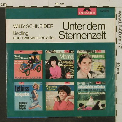 Schneider,Willy: Unter dem Sternenzelt, Polydor(52 355), D, 1964 - 7inch - T3416 - 2,50 Euro