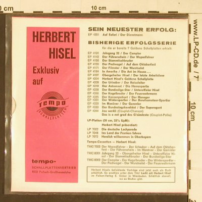 Hisel,Herbert: Der Bundestagskandidat, Tempo (EP 4333), D Typ: EP Best.-Nr.: T348 Preis: 3,00 Euro