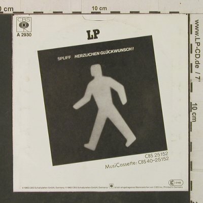 Spliff: Das Blech / Tag Für Tag, CBS(A 2930), D, 1982 - 7inch - T3525 - 2,50 Euro