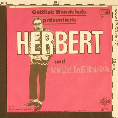 Wendehals,Gottlieb: Herbert, Metronome(0030.228), D, 1979 - 7inch - T363 - 2,00 Euro