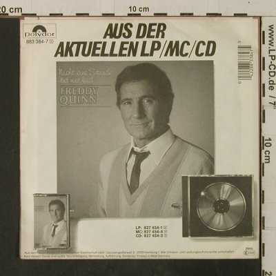 Freddy Quinn: Nicht eine Stunde tut mir leid, Polydor (883 384-7), D, 1985 Typ: 7" Best.-Nr.: T3675 Preis: 2,50 Euro