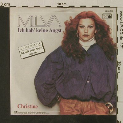 Milva: Ich hab keine Angst, Metronome(0030.361), D, 1981 - 7inch - T3684 - 2,00 Euro